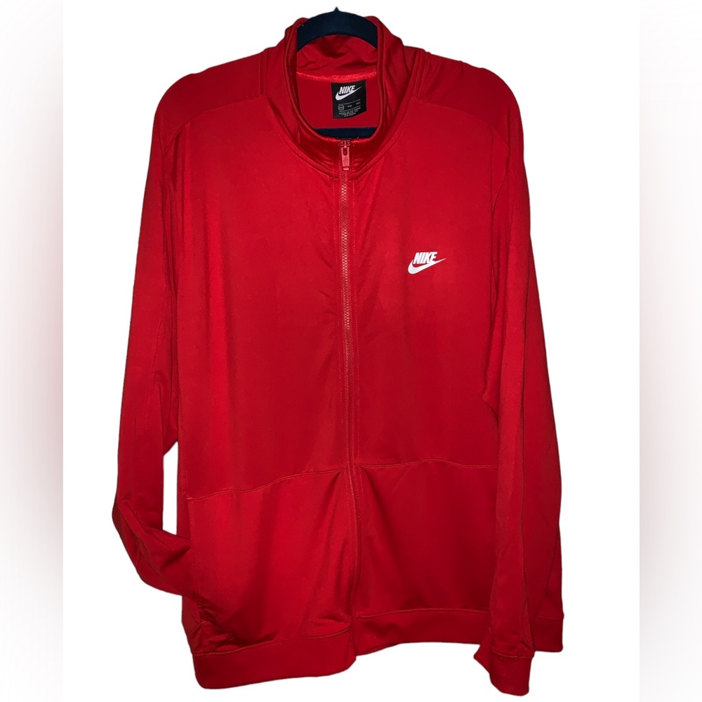 Nike Red Warm Up Jacket Size XXL Pre- Owned Unisex Fit